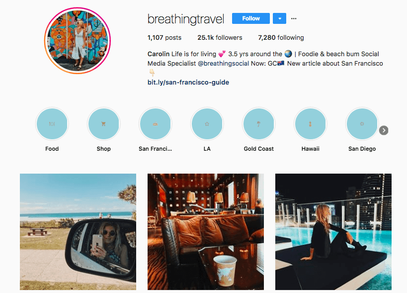 breathingtravel Instagram profile