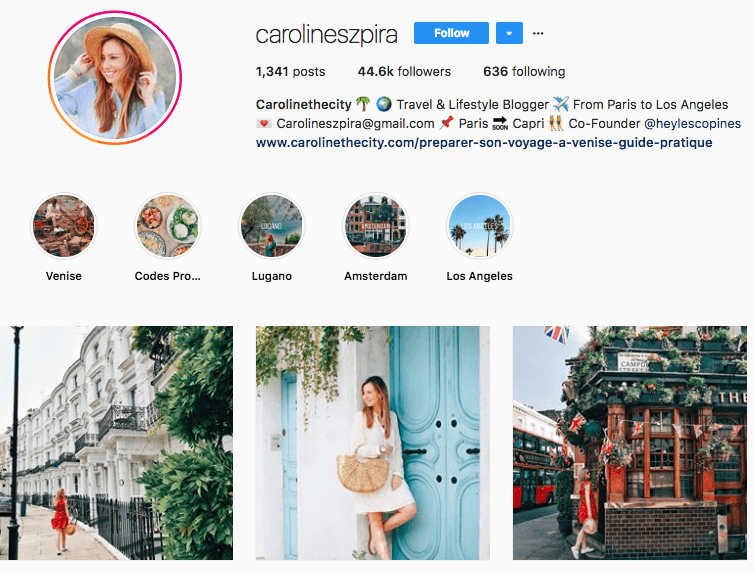 carolineszpira Instagram profile