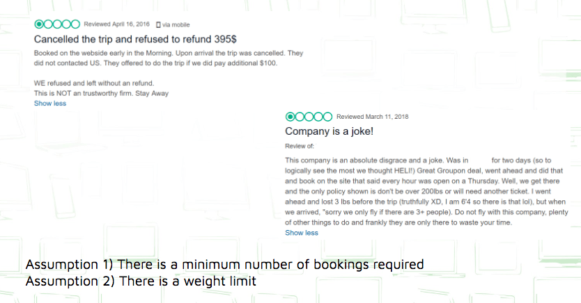 TripAdvisor Bad Review Examples