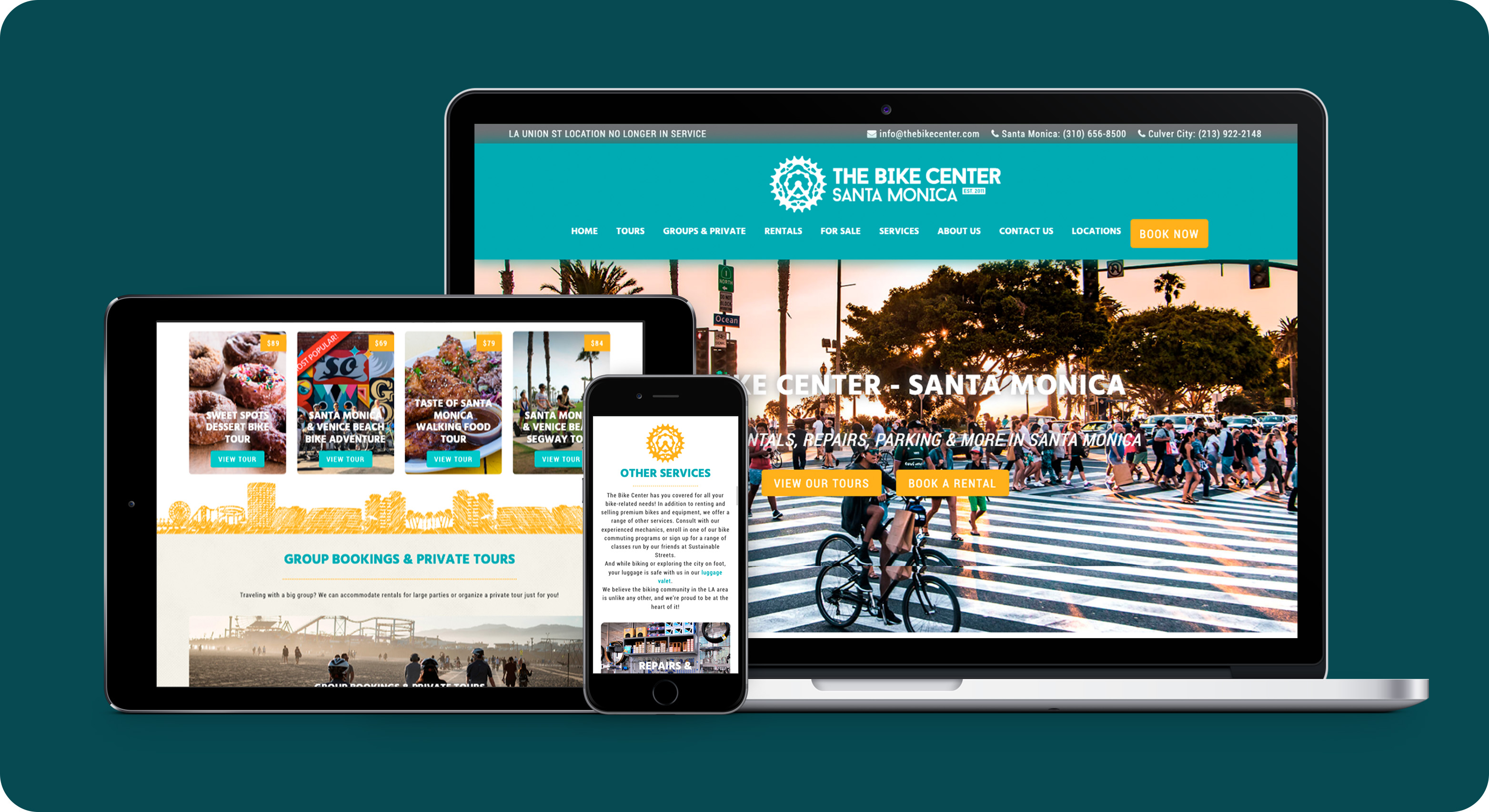 Web Design for Bike Tours and Rentals Websites TourismTiger